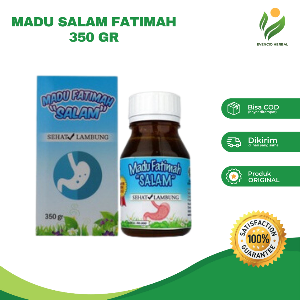 

Madu Sehat Lambung Salam Fatimah 300gr | Madu Maag Kronis | Madu Fatimah Salam | Madu Sehat Lambung | Obat Maag Kronis