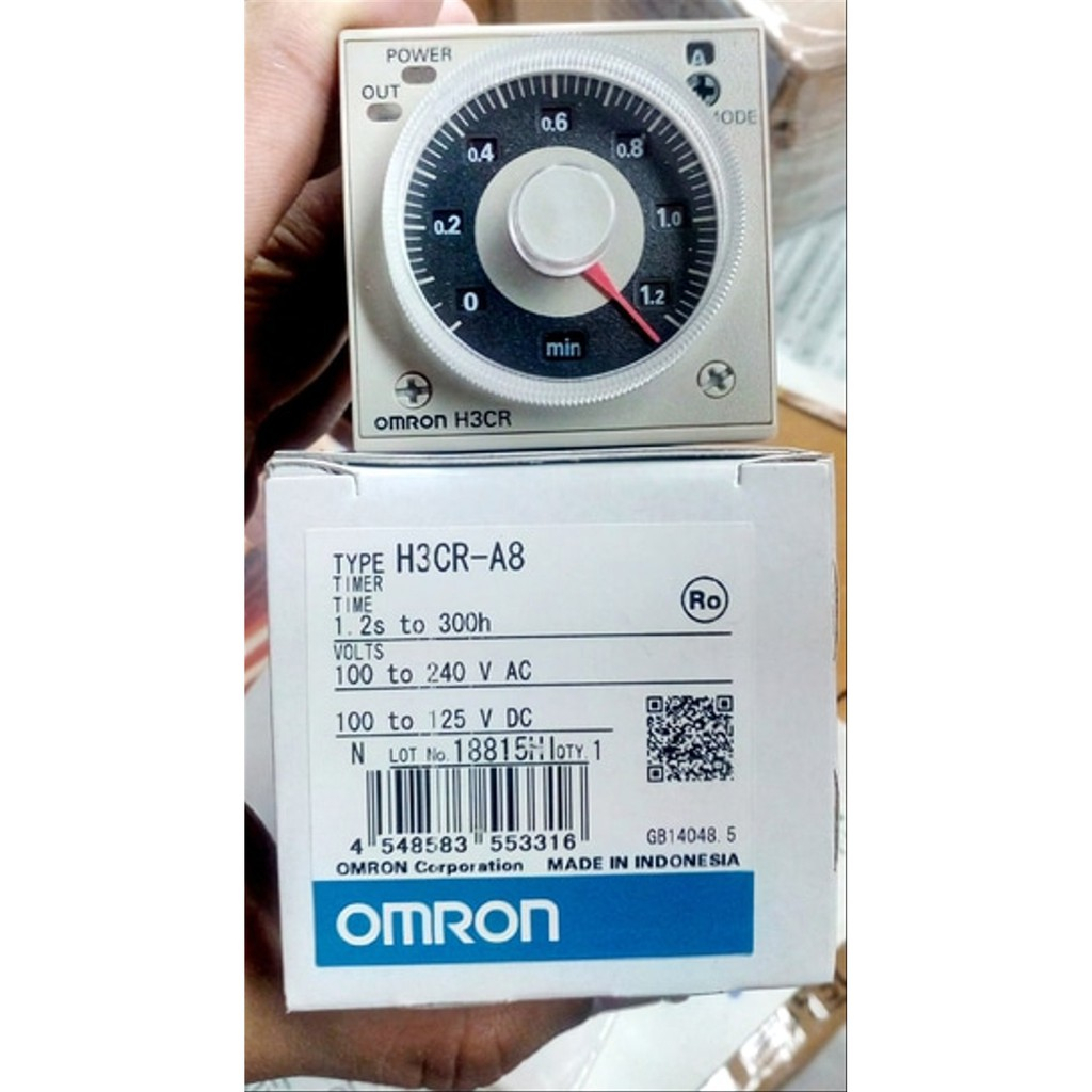 TIMER RELAY H3CR-A8 220V /H3CR A8 220 V Q1 OMRON