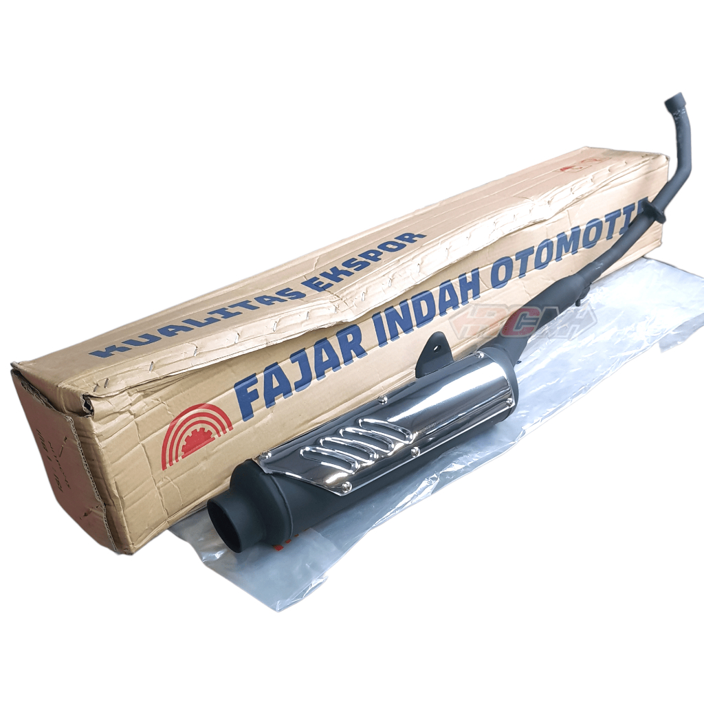 MUFFLER MUFLER ASSY KENALPOT KNALPOT MOTOR EXHAUST SUZUKI SHOGUN110 SHOGUN 110 NEW BARU 2000 2002 2003 STANDART STD ORI ORIGINAL FAJAR INDAH OTOMOTIF ASLI