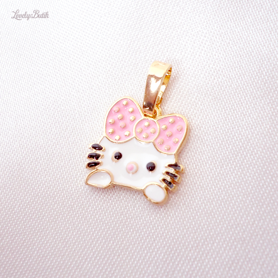 Liontin Kalung Anak Xuping Leontin Tanpa Kalung Cutie Pinky - Lovelybutik