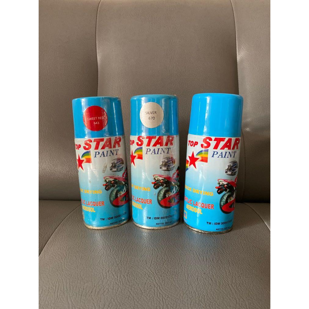 TOP STAR Cat Semprot 300ml Cat semprot body  Mobil TopStar 300 ml