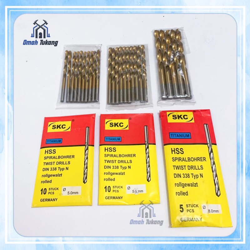 Mata Bor Besi HSS 13mm Kuning / Mata Bor Besi 13mm