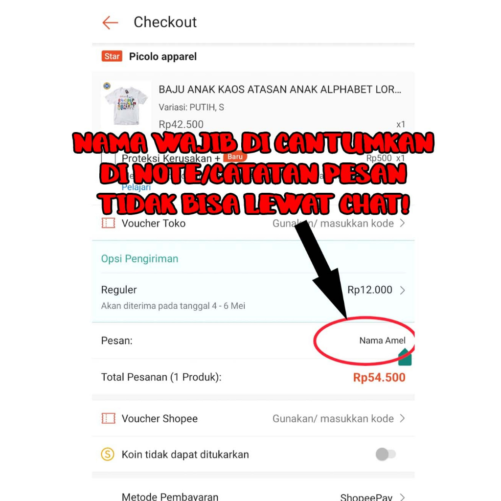 (FREE NAMA) BAJU KAOS ATASAN ANAK MOTIF KARKATER CINNAMOROLL SANRIO Bahan COTTUN
