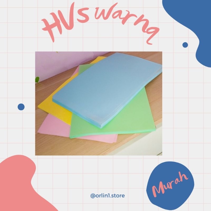 kertas hvs warna murah