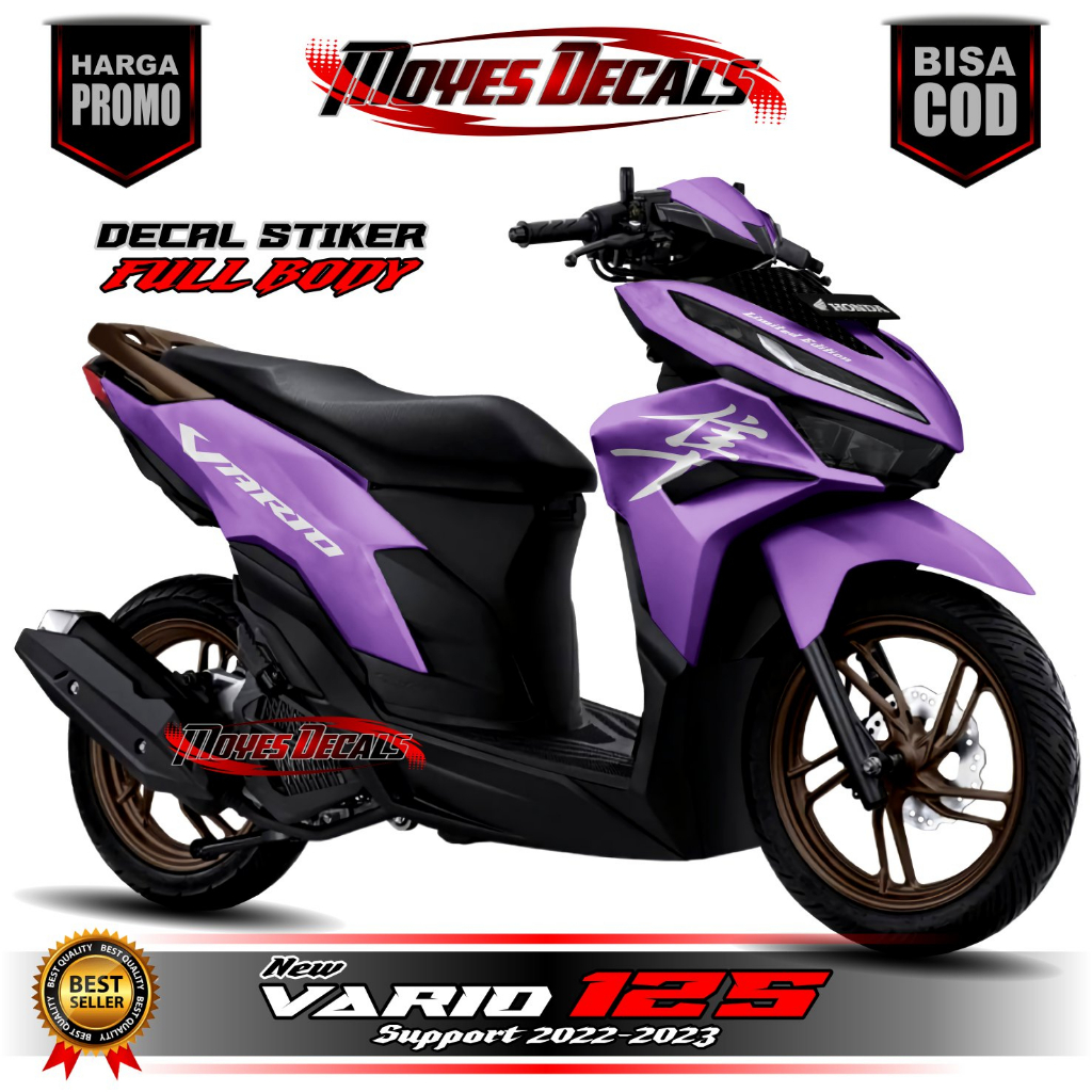 Decal Vario New 125 2023 Stiker Honda Vario 125 Motif Polos