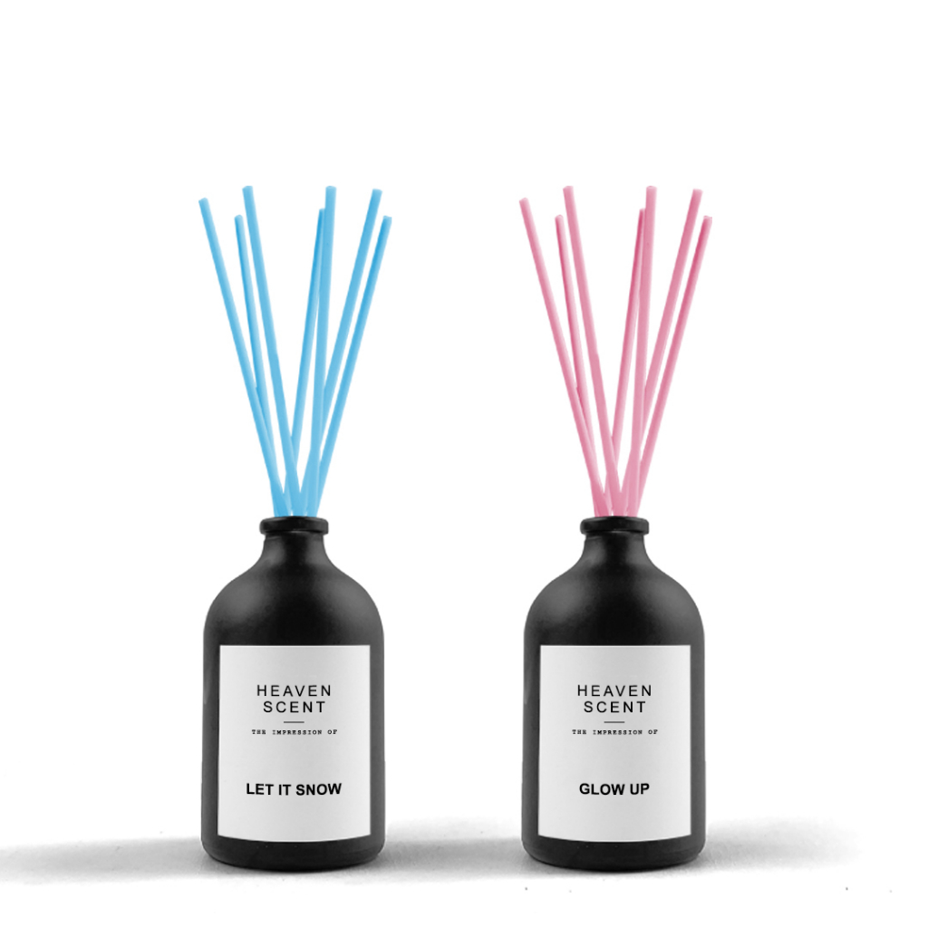 HEAVEN SCENT Reed Diffuser Intense 100 ml - Let it Snow Glow Up - Pengharum Ruangan Creation of Heaven Scent