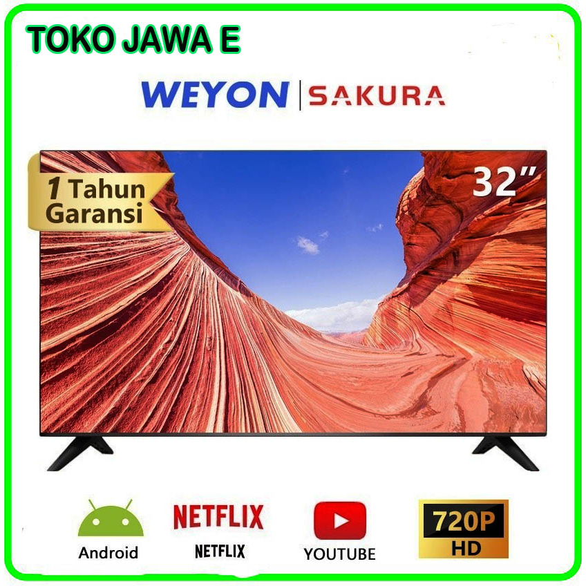 BIG SALE - ANDROID TV WEYON LED TV WEYON 30 INCH/ANDROID WEYON 32 inch HD DIGITAL TV