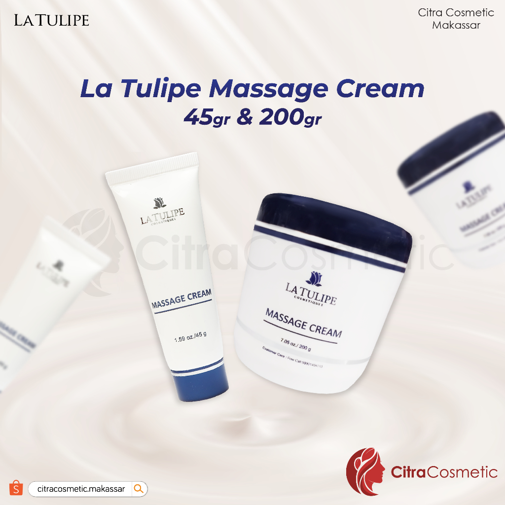 La Tulipe Massage Cream Series | 200 Gr | 45 Gr