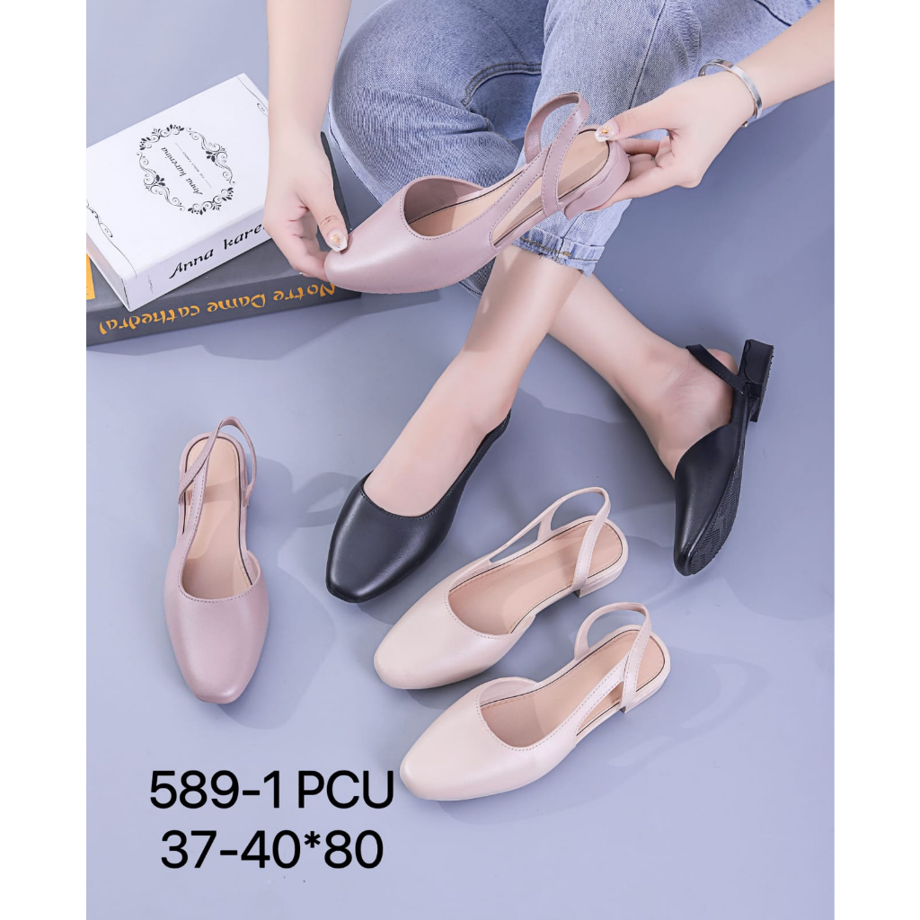 Sepatu Sandal Wanita Terbaru /Sendal Selop Tali Jelly Laluna HL 589/Sendal Kekinian