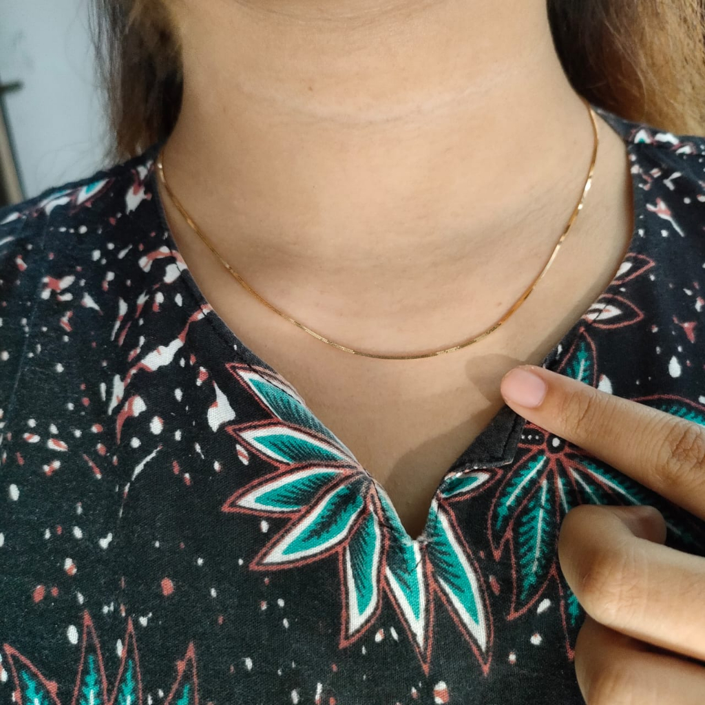 Kalung Emas 17K Kadar 750 Thalia 3 Gr - 4941