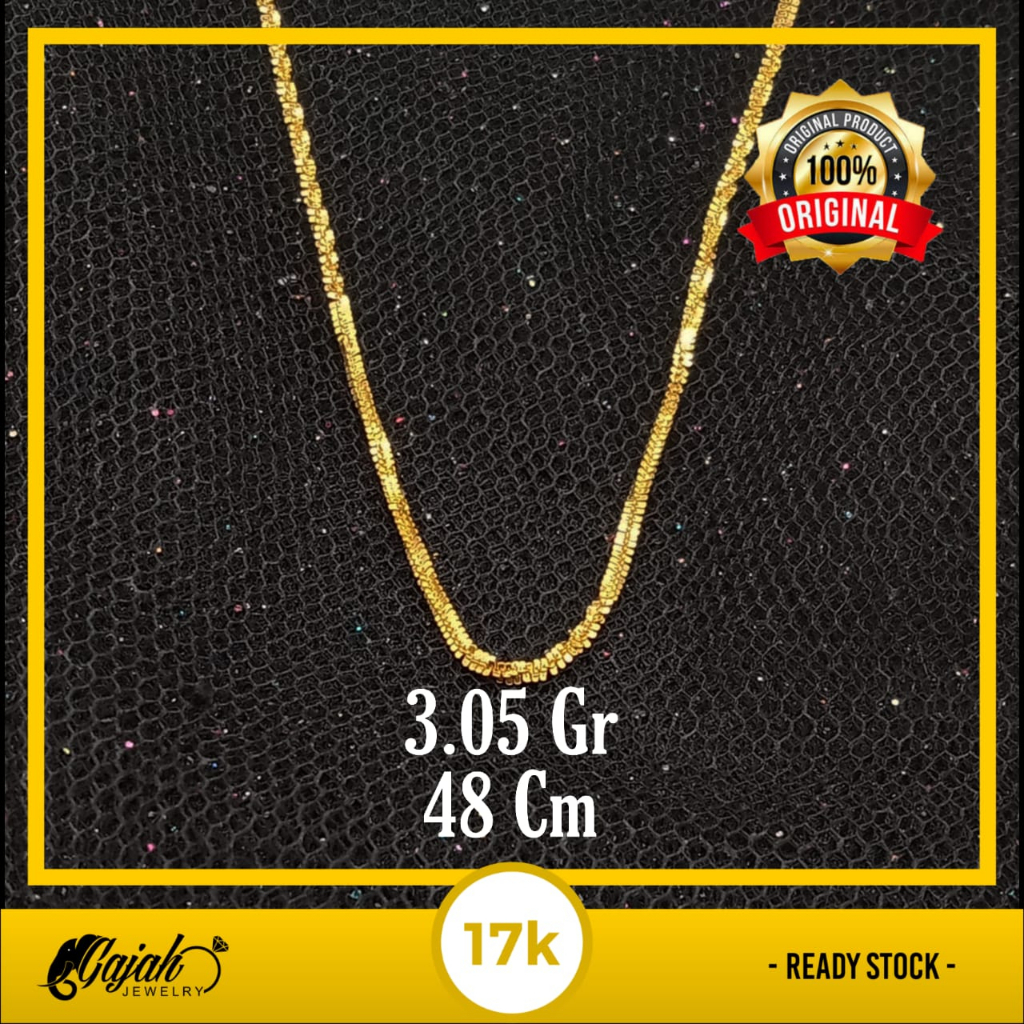 Kalung Emas 17K Kadar 750 Brill 2.95 Gr - 4942