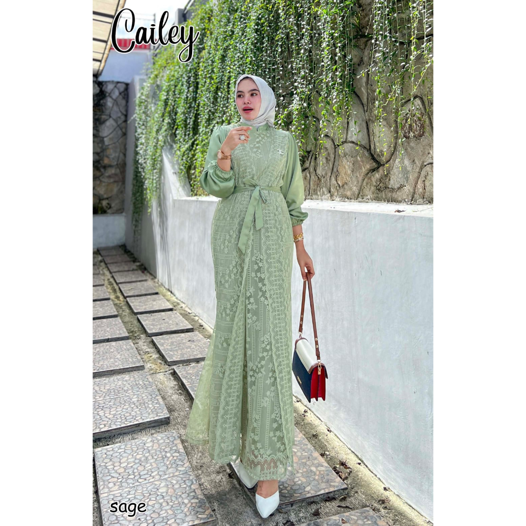 GAMIS PESTA KONDANGAN CAILEY DRESS BRUKAT NIKAHAN