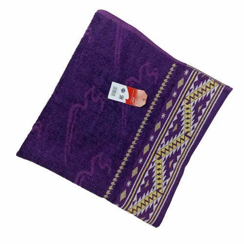 Handuk Mandi Dewasa Terry Palmer Murah / Towel Merah Putih Motif MPN 516 70x135