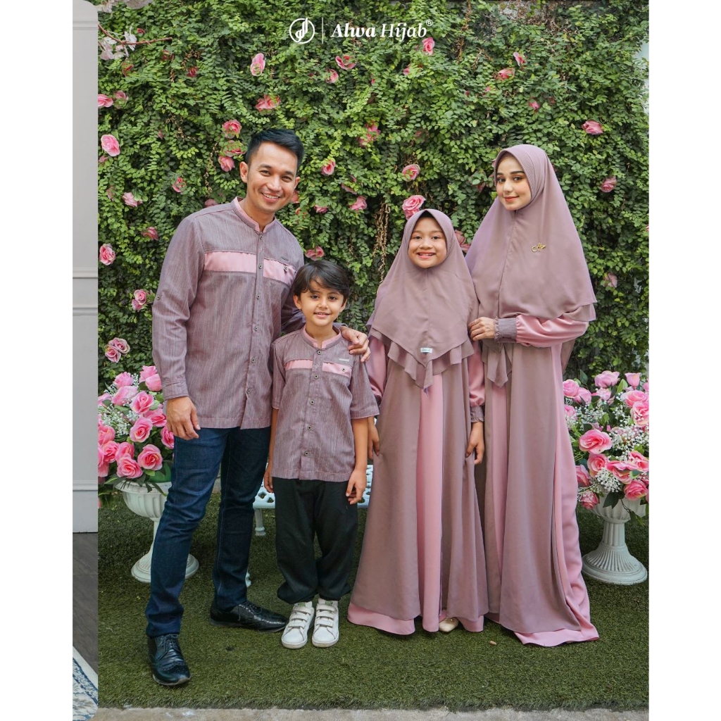 Sarimbit Keluarga. Sarimbit Lebaran.  Sarimbit Muslim. Sarimbit Meaningful - Alwa Hijab (Pre Order)