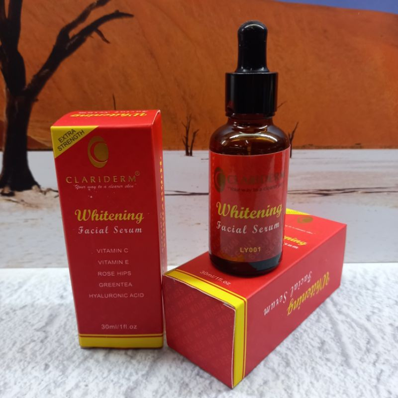 Paket Clariderm Serum Whitening Clariderm Vitamin C Dan Toner Clariderm Astringent Alkohol No 3 Original