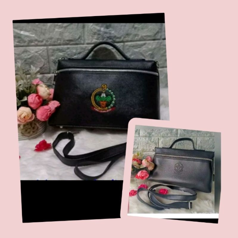 tas psh psk clutch pouch selempang jinjing persit logo bordir dan biasa