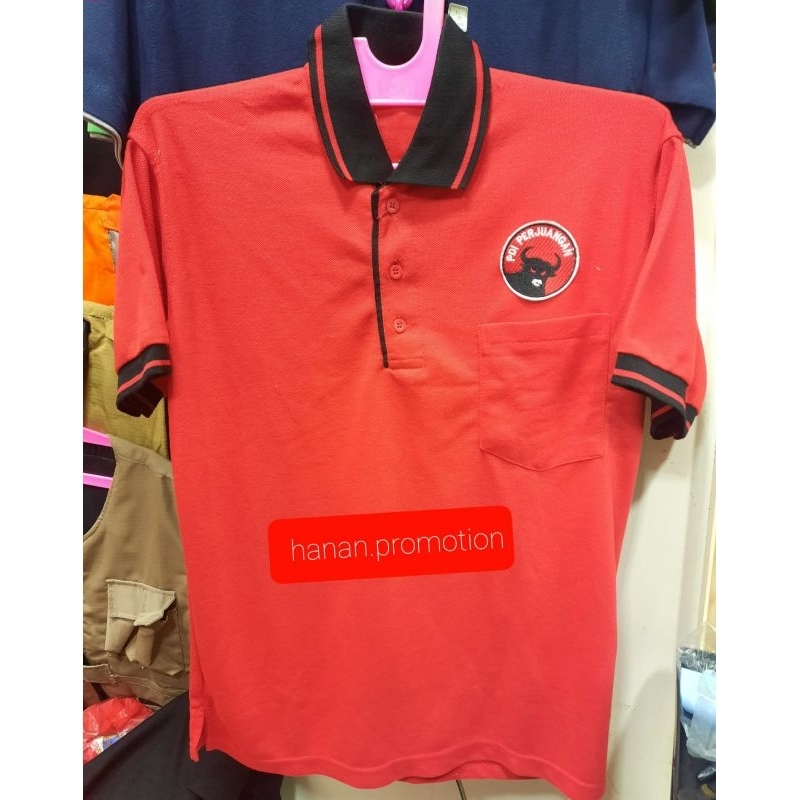 Kaos Partai Pdi Perjuangan / kaos Krah pdip