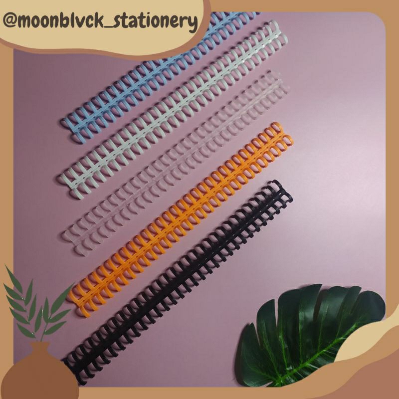 

[Ring Binder] Ring Binding Binder Loose Leaf Plastik Spiral 30 Lubang