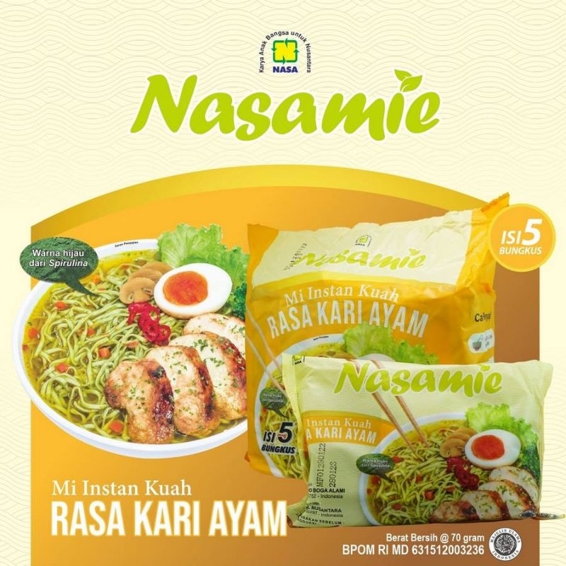 

MKARI) NASAMIE: Kari Ayam (PAKET isi 5 Bungkus)