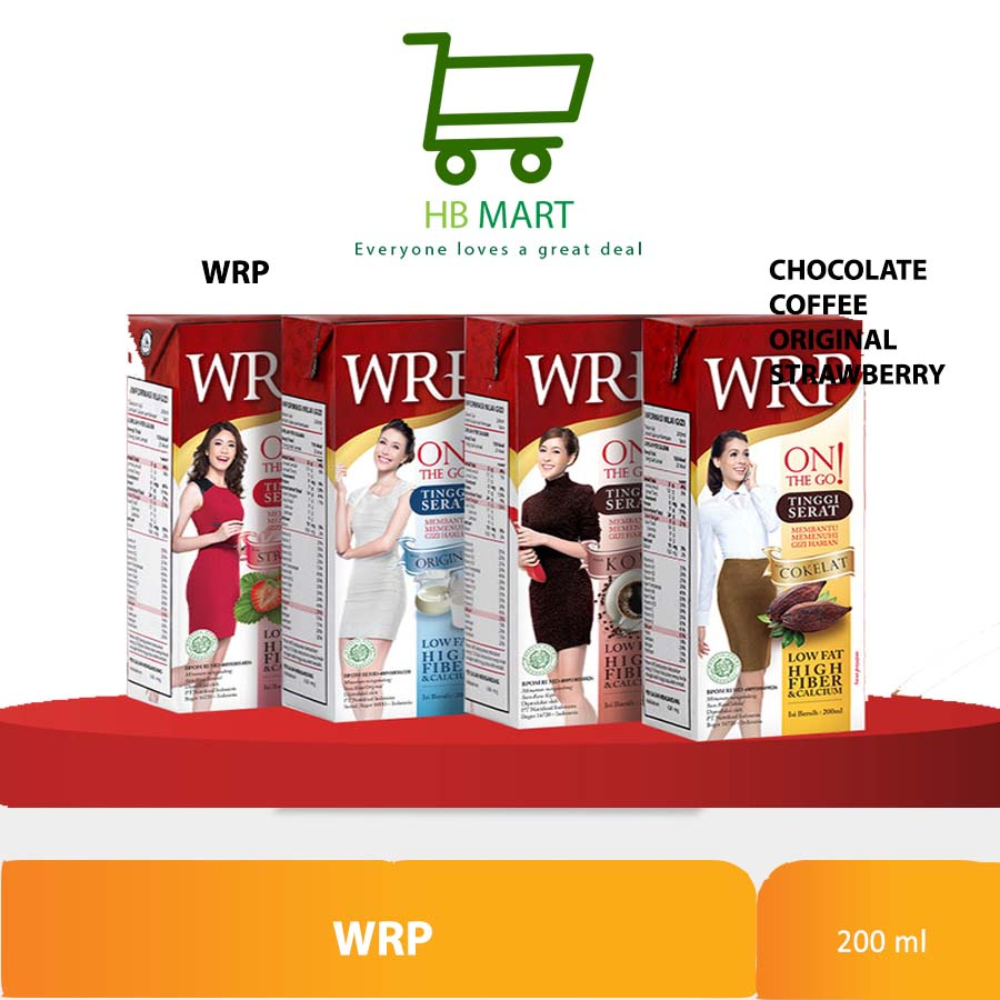 

WRP On The Go Strawberry / ORI / COFFEE / CHCO 200ml - Pendamping Diet