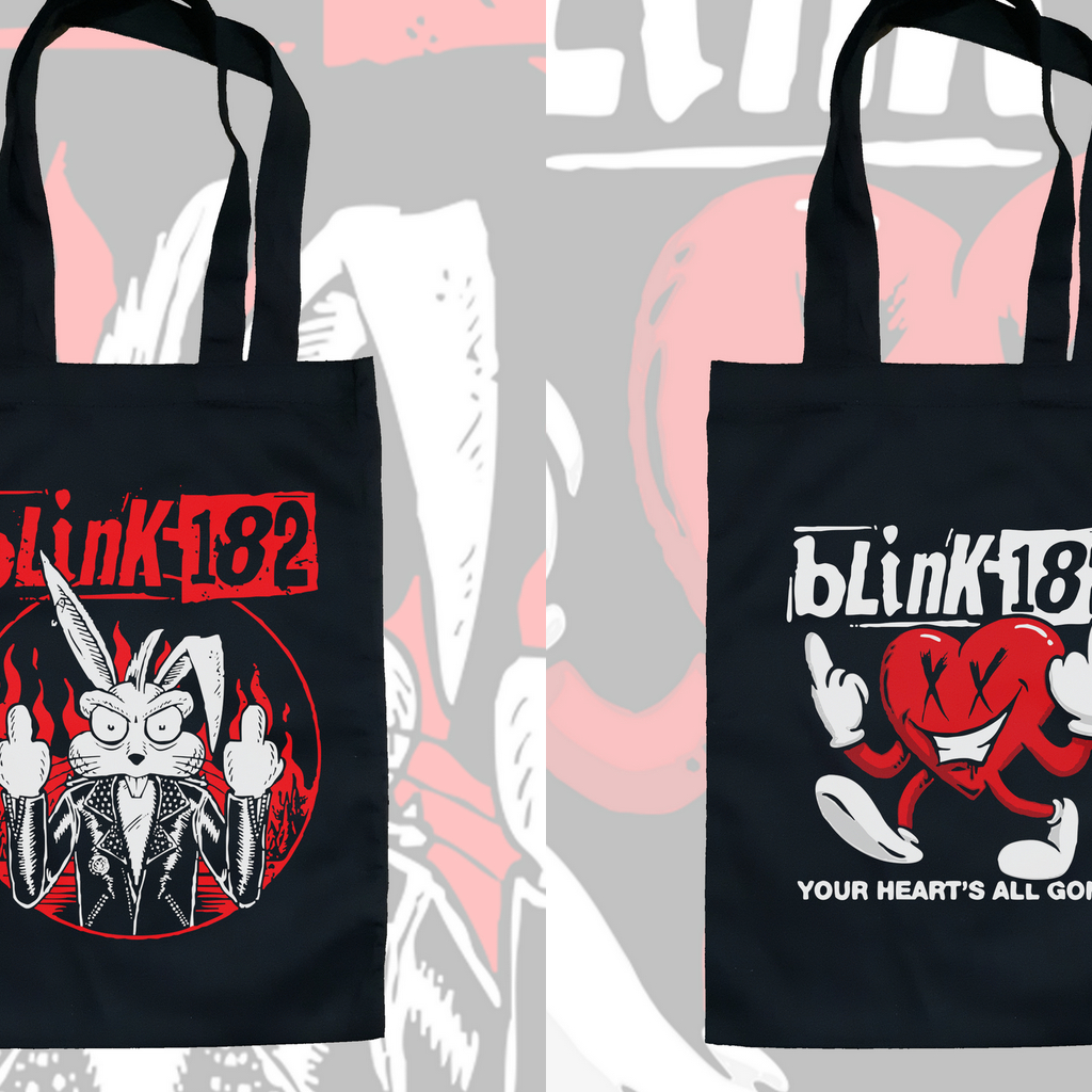 TOTE BAG HITAM - BLINK 182 - a