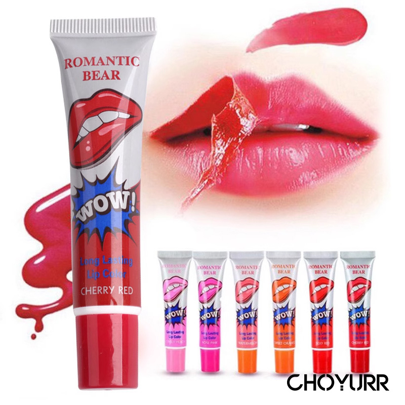 【COD】ROMANTIC BEAR Tatto Lip Long Lasting Lip Color / Peel Off Lipstick / Tatto Lip-CH