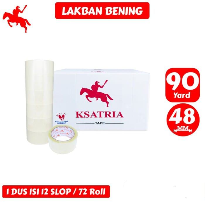 

LAKBAN BENING KSATRIA TAPE PER DUS