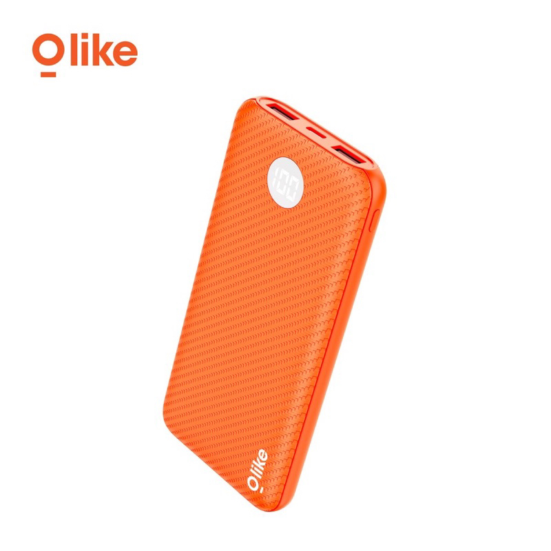 OLIKE P1 POWERBANK 10000MAH DUAL PORT USB DISPLAY TYPE-C - Garansi 1 Tahun