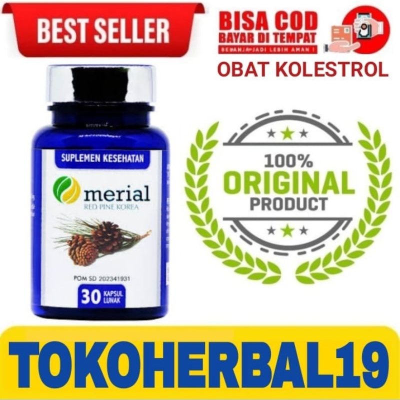 OBAT KOLESTEROL ORIGINAL MERIAL RED PINE KOREA CAPSULE