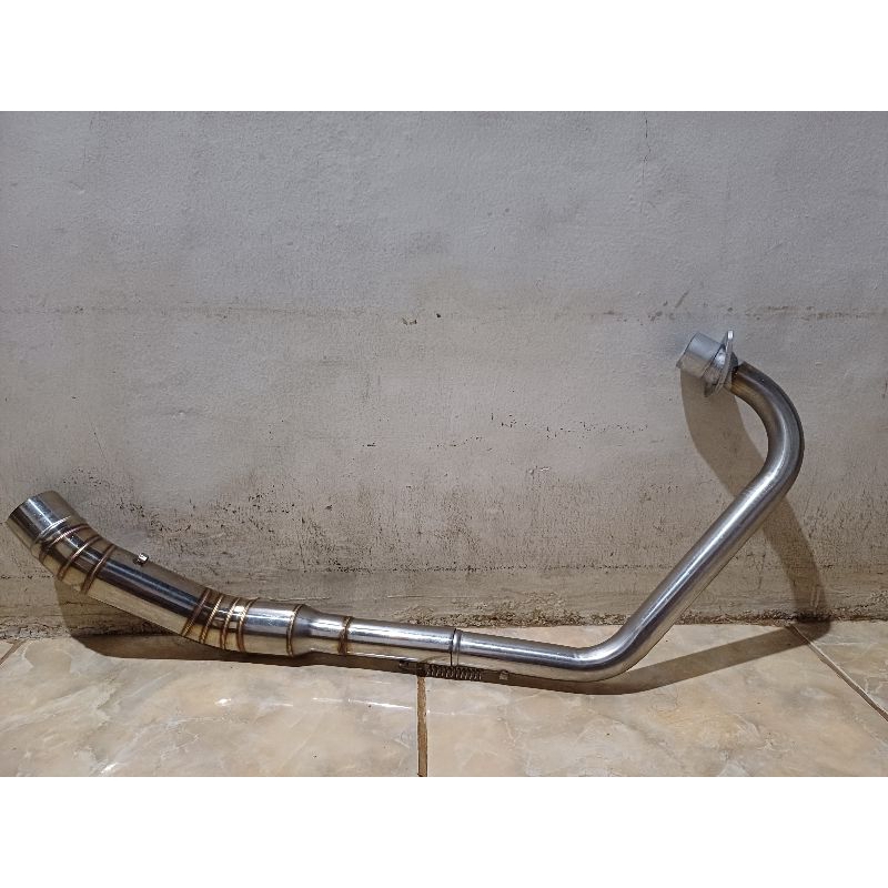 leher knalpot tiger diameter lubang 50mm