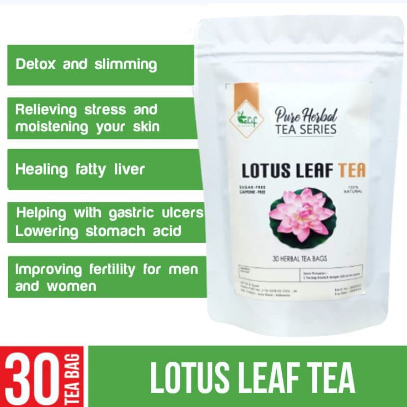 

ELIF TEA AND TISANE Lotus Leaf Tea : Teh Daun Teratai untuk Detox (30 Tea Bag)
