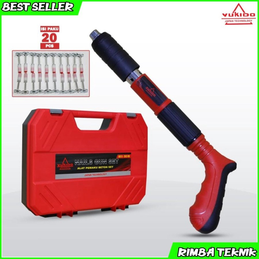 CUCI GUDANG !! T-REX Alat Mesin Tembak Paku Beton / Fastening Gun / Ramset Gun / Paku tembak beton baja TERMURAH BERKUALITAS!