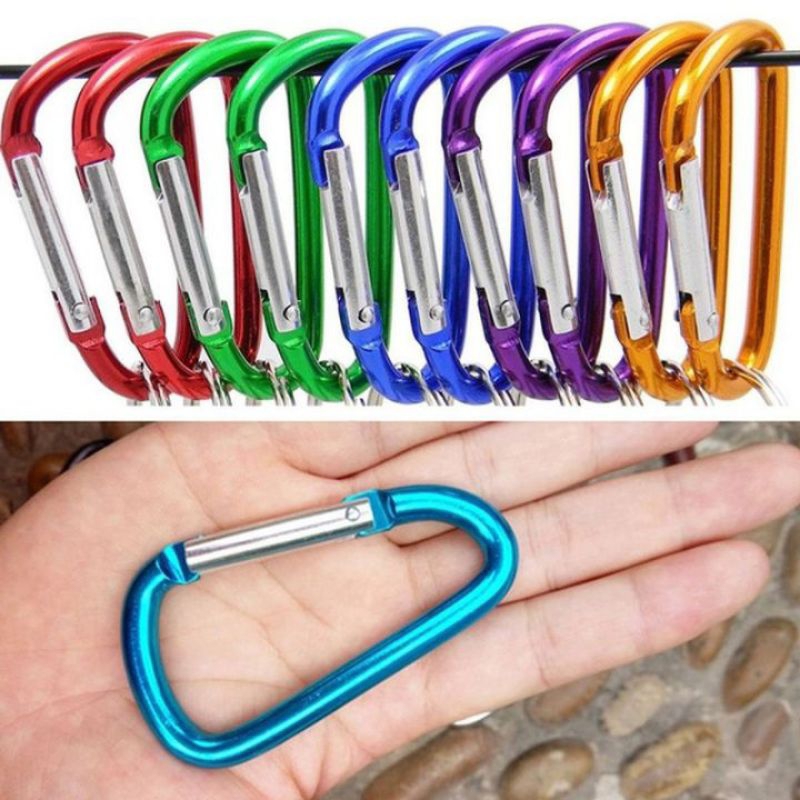 CARABINER MINI GANTUNGAN KUNCI ALUMUNIUM