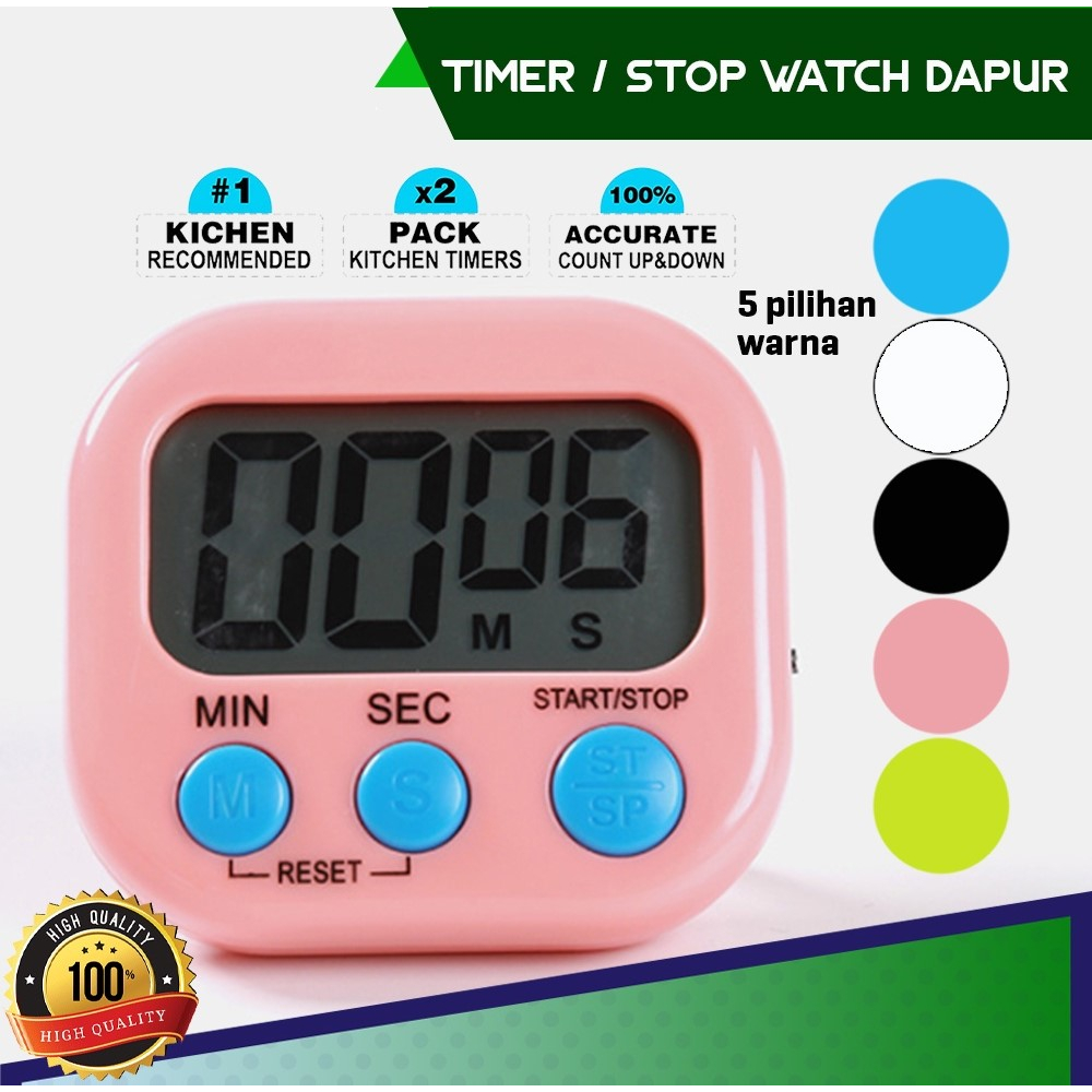 Home DIGITAL TIMER STOPWATCH  KITCHEN TIMER ALAT MASAK DAPUR