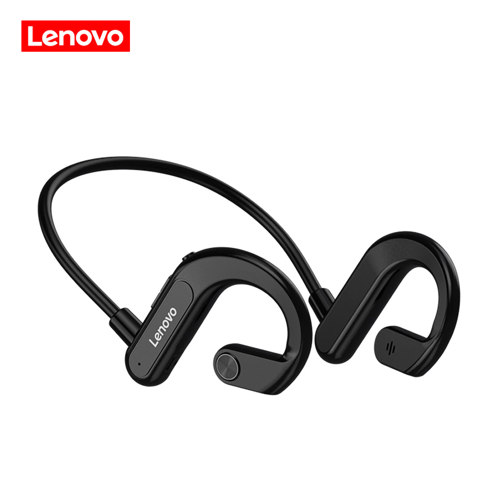 Lenovo Thinkplus Air Conduction Earphone Wireless Bluetooth 5.0 - X3 - Black