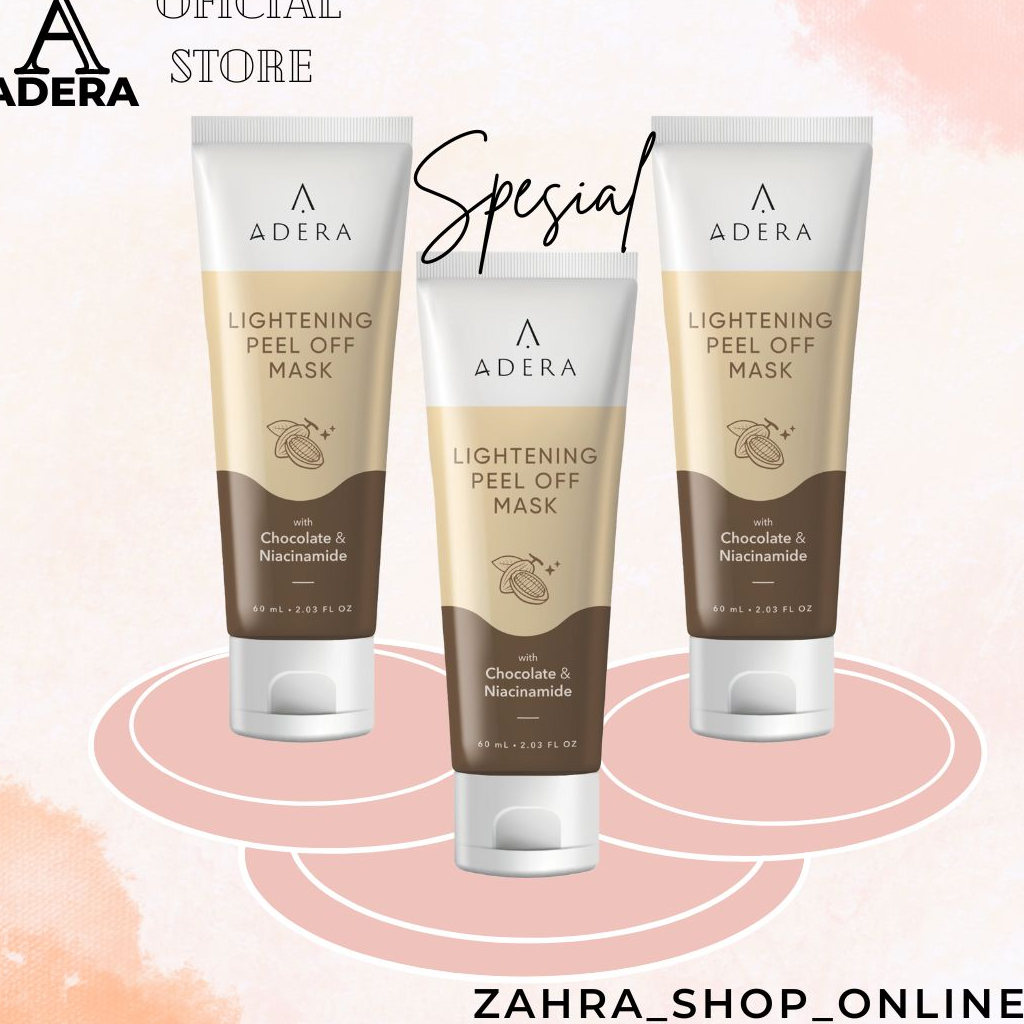 ADERA LIGHTENING PEEL OFF MASK WITH CHOCOLATE & NIACINAMIDE ORIGINAL