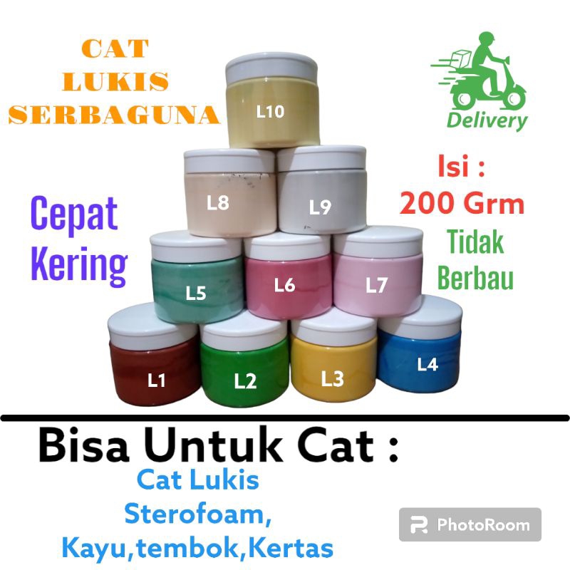 

CAT LUKIS / CAT AIR SERBAGUNA 200 Gram