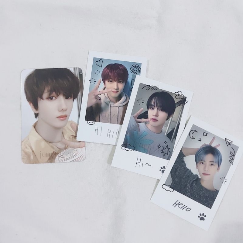 nct dream polaroid jaemin jisung chenle - cassette tape selca pc jisung