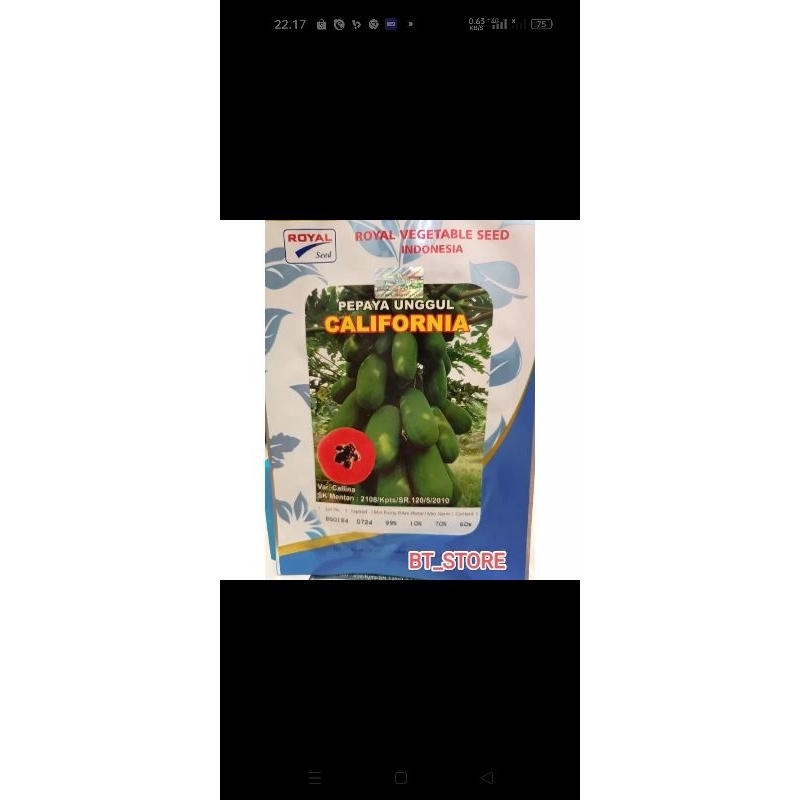 PEPAYA CALIFORNIA F1