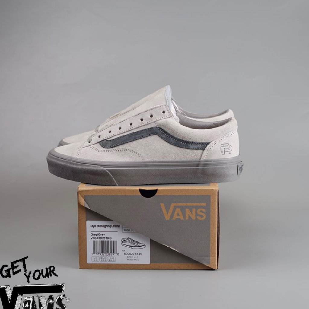 Vans Old Skool Style 36  x Reigning Champ Grey Suiede Original 100% Bnib