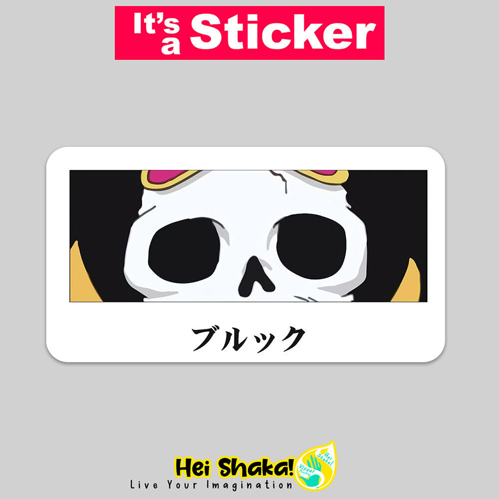 

Stiker Brook Eye Contact One Piece Sticker Bahan Vinyl Anti Air