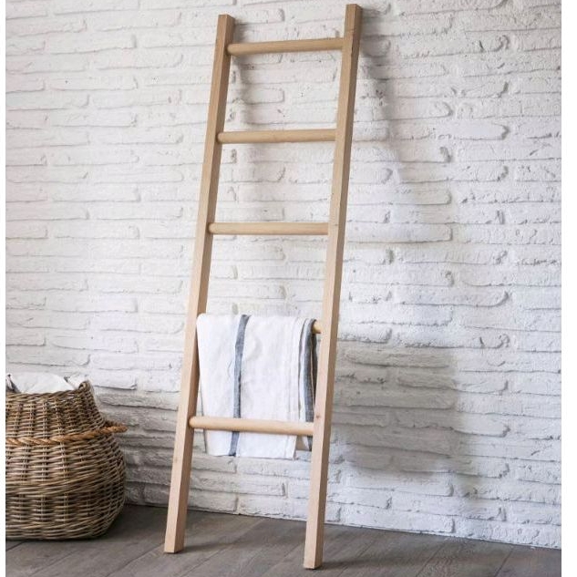 Ladder hanger tangga kayu/gantungan handuk/gantungan kerudung/rak jilbab