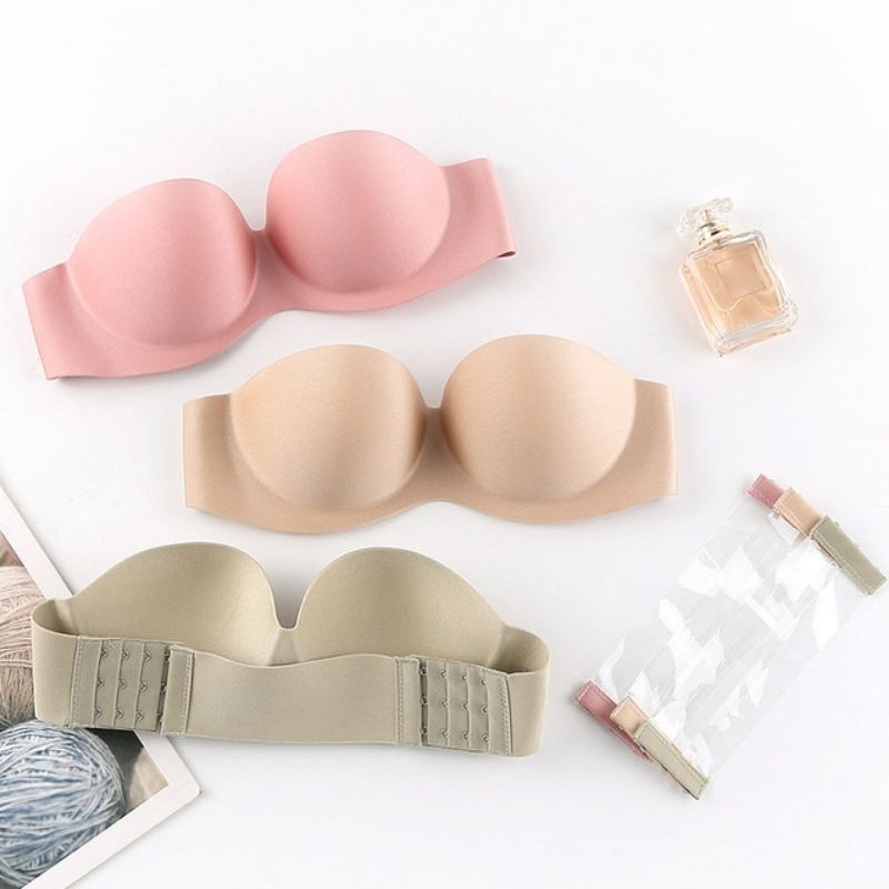 FINETOO FT73 Push Up Bra Busa Tanpa Kawat Invisible Bra Pakaian Dalam BH Wanita