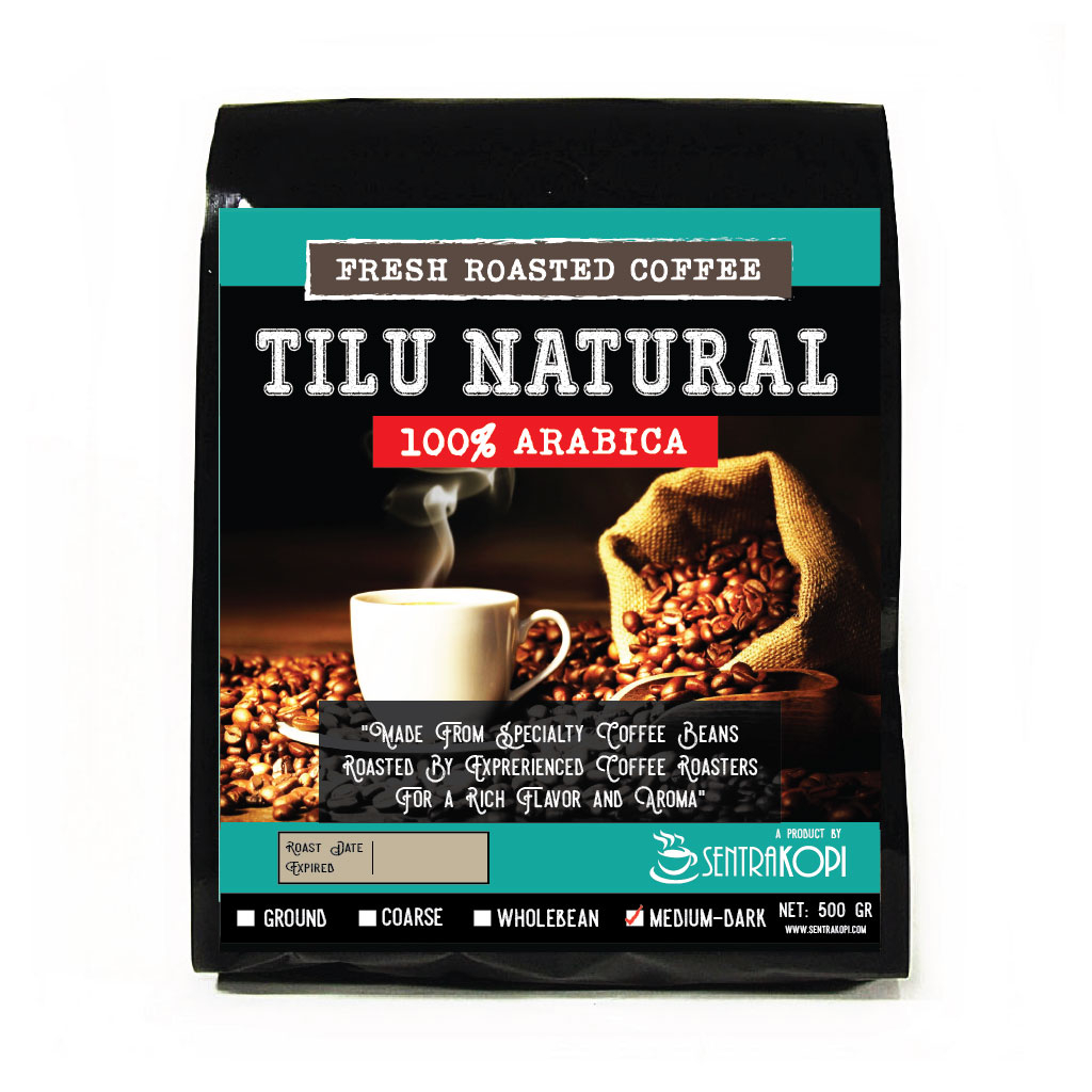 

Kopi Arabika Gunung Tilu Natural 500 Gram - BUBUK / BIJI - Premium Arabica Coffee by Sentra Kopi 500Gr