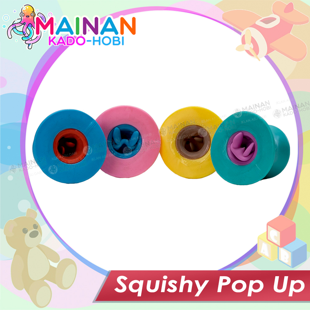 MAINAN MONTESSORI ANAK ANTI STRESS SQUISHY POP UP FIDGET TOYS TUPAI TOPI