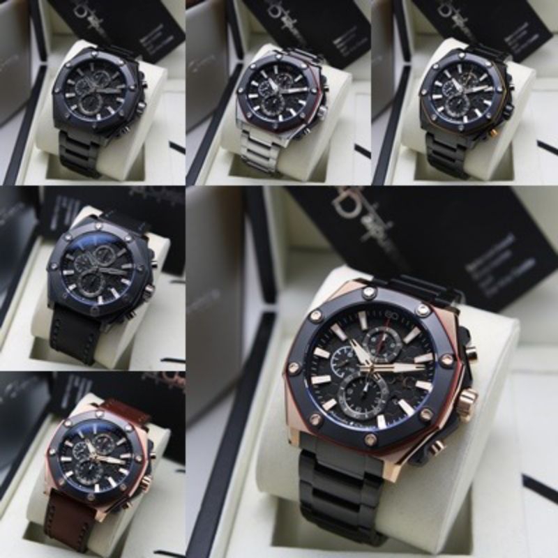 Jam Tangan Original Pria Alexandre Christie AC 9601 Rantai / 9601 Kulit / 9601 Rubber