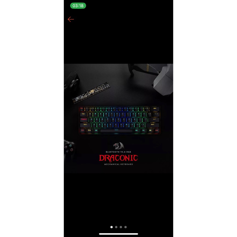 preloved KEYBOARD MECHANICAL REDRAGON K530