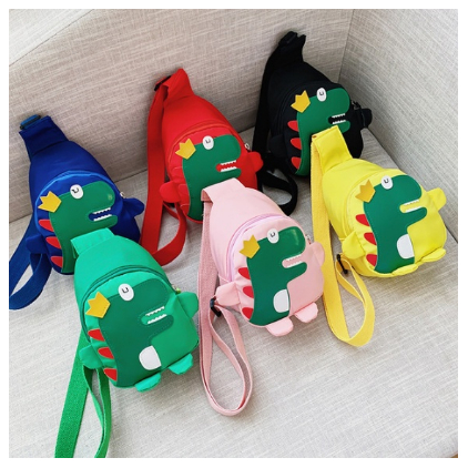 TAS ANAK DINOSAURUS / TAS SELEMPANG ANAK LAKI-LAKI &amp; PEREMPUAN DINOSAURUS / TAS SELEMPANG MINI KARAKTER DINOSAURUS | FADHILAH SHOP BJB
