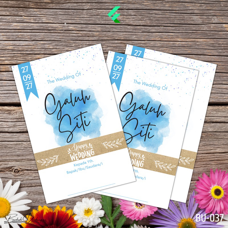 Undangan Nikah Minimalis MURAH KEBANGETEN Jawa Timur Ponorogo