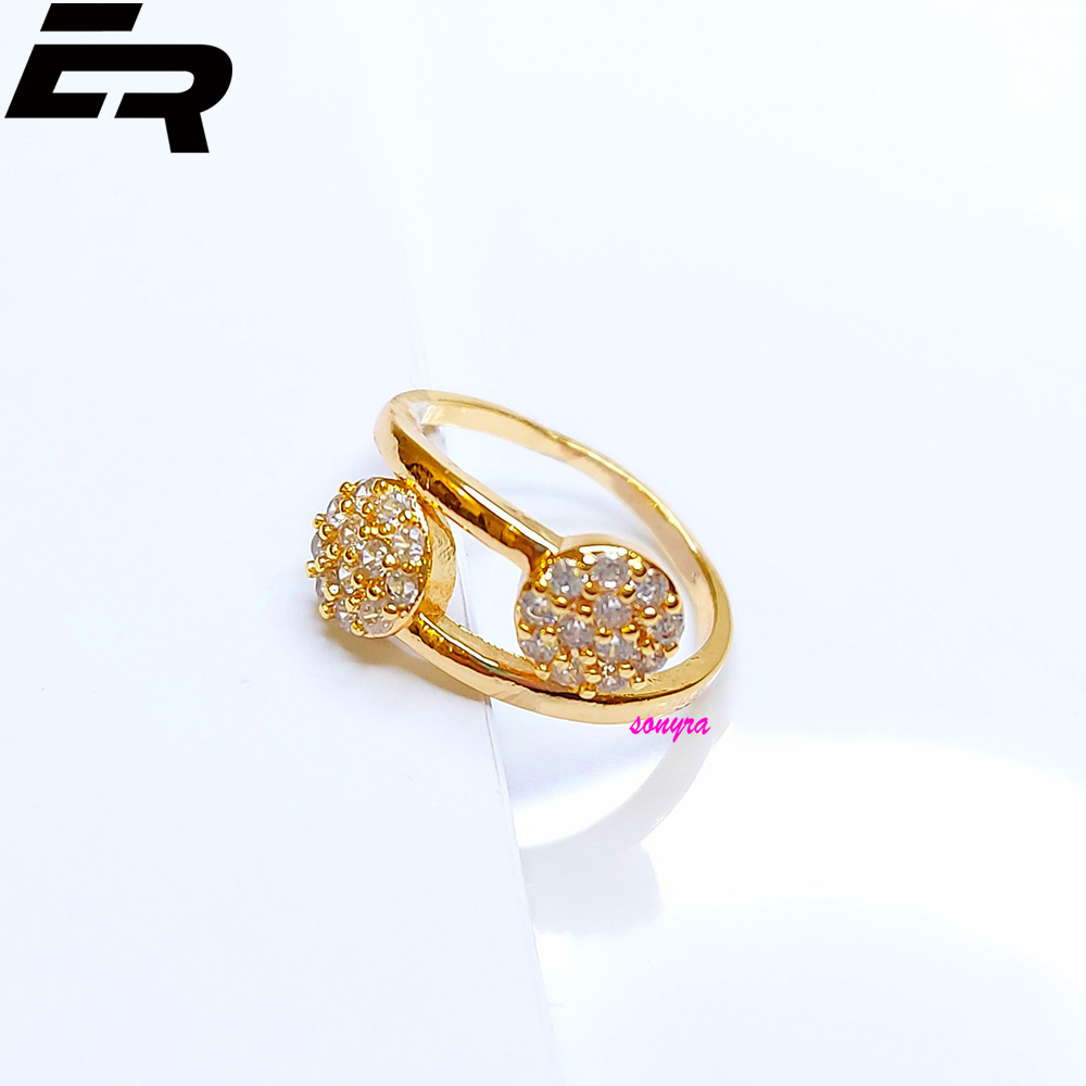 COD - cincin - cincin xuping - cincin xuping lapis emas  - cincin couple - emas 24k - cincin titaniu